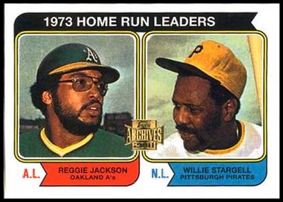 436 HR Leaders (Reggie Jackson Willie Stargell) 74